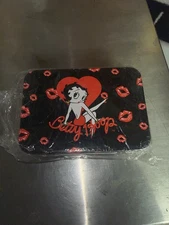 Vintage 2003 Metal Tin BETTY BOOP BLACK Storage box