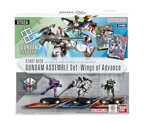 BANDAI Gundam Card Game Start Deck Gundam Assemble Set Wings of Advance [ST02A]