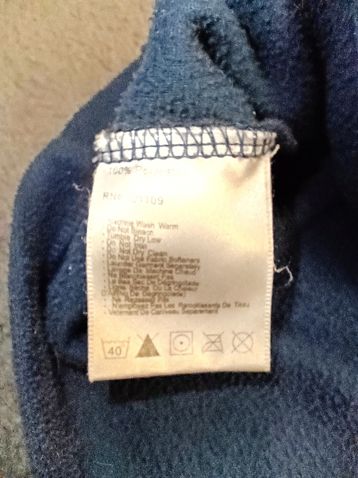 Cloudveil fleece snap-front ¼ pullover size XL, b… - image 6