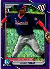 2024 Bowman Chrome #BCP-198 Angel Feliz Mojo Refractor /250