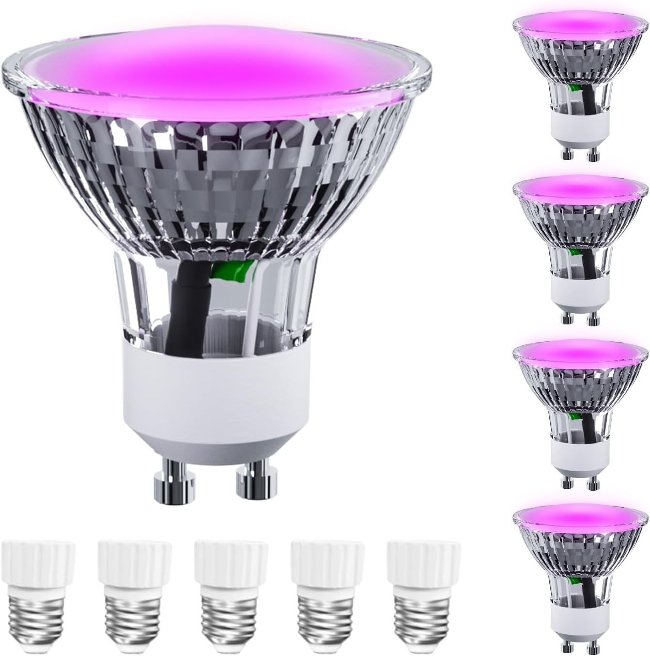 Ampoule LED horticole basse consommation 4W 200lm avec douille GU10 à E27
