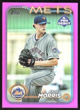 1759K 2024 Topps Pro Debut #PD-129 Kade Morris Fuchsia Foil #/199
