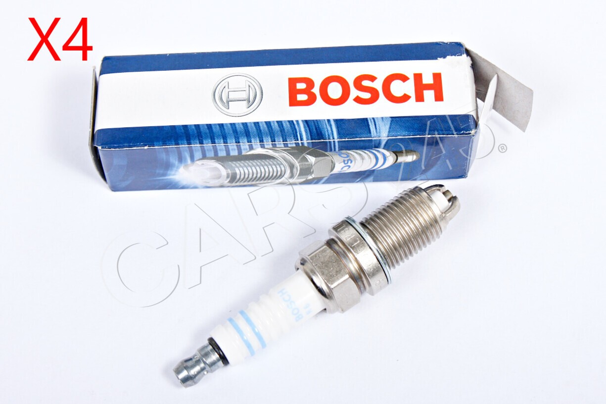 BOSCH Spark Plug SET x4 pcs Fits OPEL SAAB SKODA VW M2 1.0-3.2L 1981-