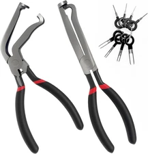 8" Lisle 37960 & 37980 Electrical Disconnect Pliers, 2-Pack Set Automotive Tool