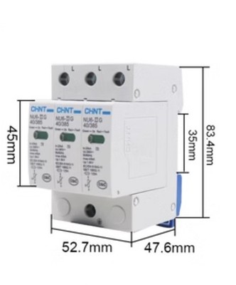 1 PCS New CHINT Surge Protective Device NU6-II 3P 40KA/385V   *kk