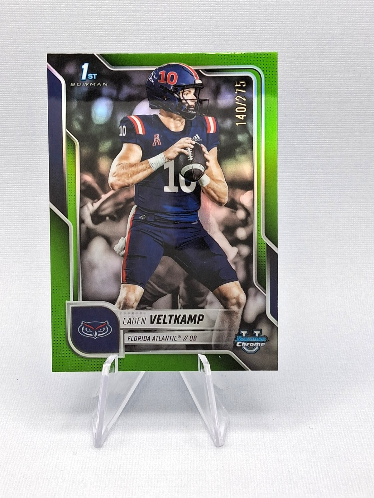 2025 Bowman Chrome U Green Refractor #41 Caden Veltkamp /275