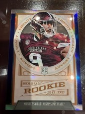 Montez Sweat /50 2019 Legacy Premium Edition RC Sapphire #200 (cb)