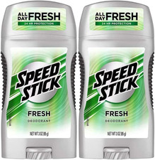 Speed Stick Deodorant, Fresh, 3 Ounce Pack of 2 