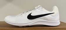 Nike Zoom Rival Track  Field Distance Spikes DC8725-100 White/Black Mens 9.5