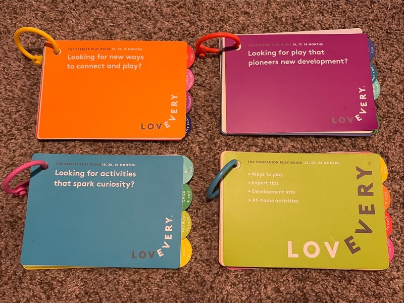 Lovevery Complete Set of Play Activity Guide Books 13-24 Months for 2 Year Olds