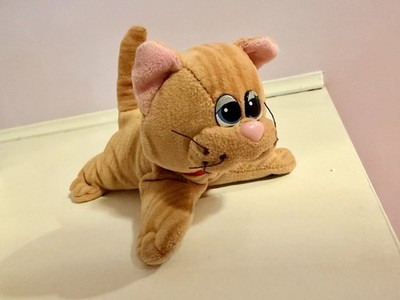 Tonka Pound Puppies Purries Orange Tabby Cat Kitty Stuffed Plush Animal Vtg
