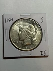1924-S $1 Peace Silver Dollar AU Tough Date