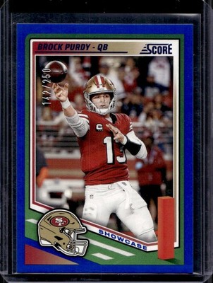 Brock Purdy 2025 Score #47 Showcase /250