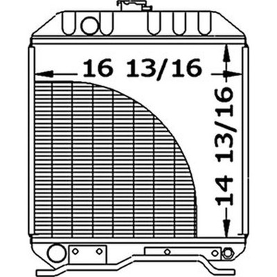 R5988 Radiator Fits Ford