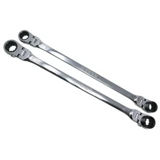 K Tool International 2 Pc. Metric Double Box Univ Spline 90 Tooth Rev Rat