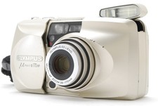 Tested  NEAR MINT  Olympus mju II 170 VF 35mm Point  Shoot Film Camera from JAPAN