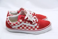 Vans Off The Wall Red Checkered Shoes Men’s 7.5 Womens 9 Sneakers 751505 Low