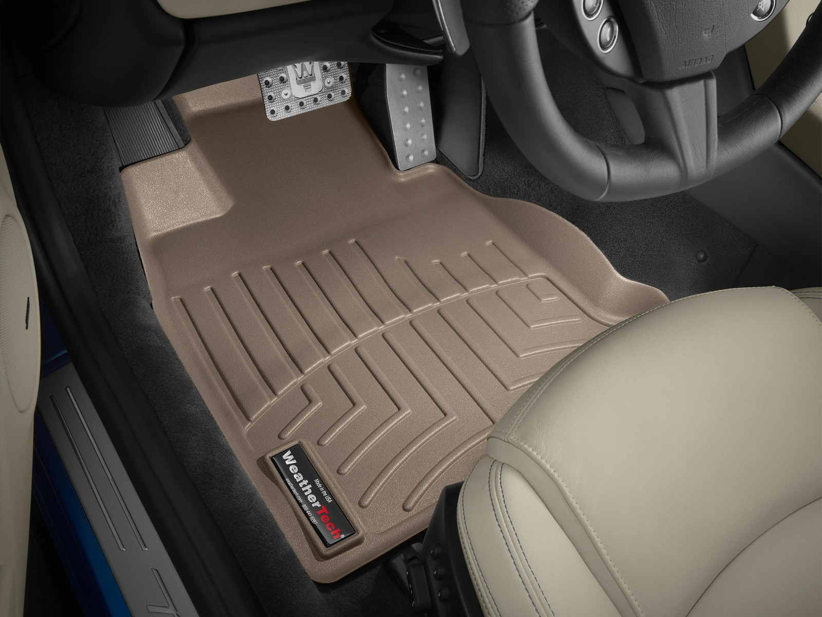 Maserati GranTurismo 2007-2015 Floor mat Tan