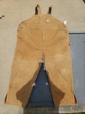 CarHartt Bib Overalls 52x30 Double Knee UNION 6FBQZ