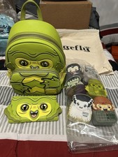 Universal Monsters Creature from the Black Lagoon Loungefly Set w/keychain bags