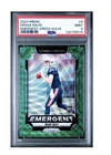 2024 Panini Prizm - Emergent Drake Maye #4 Green Wave Prizm (RC)