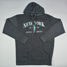 NEW YORK Hoodie Sweatshirt Sweater Statue of Liberty Adult Size Large Pullover