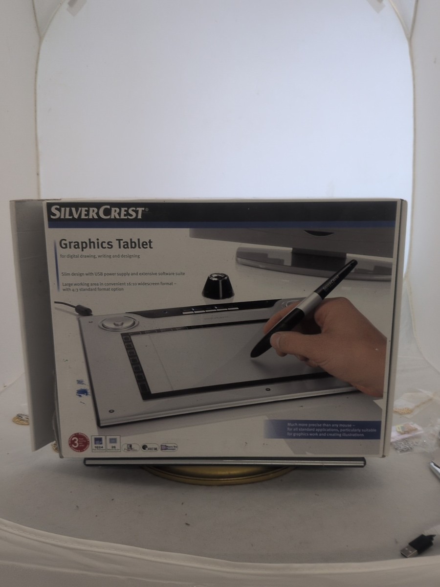 SilverCrest Graphics Tablet Digital Drawing Pen Not Tested