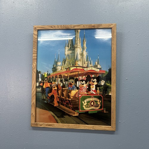 Vintage 1985 Disney Schloss gerahmtes Wandbild - Saint Chateaux Galleries - Mickey Mouse - Bild 8 von 21