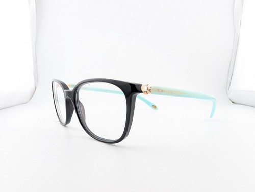 Tiffany & Co. Eyeglasses Frames Only, TF 2109-H-B 8001, 53-17-140, Black/Blue - Picture 3 of 16