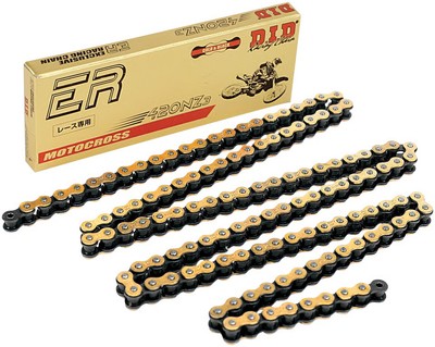 D.I.D 420 NZ3 Super Non O-Ring Chain - 120 Links - Gold/Black Motorcycle ATV/UTV