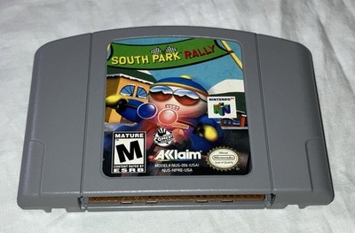 South Park Rally Nintendo 64 N64 Racing Game Cartridge Acclaim M NTSC-U/C