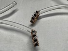 Ross Simons vintage 18 k over 925 Sapphire and Vermeil bracelet and earring set — photo 3