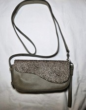 Lucky Brand Los Angeles Jaid Crossbody Purse Grey Sand/Taupe