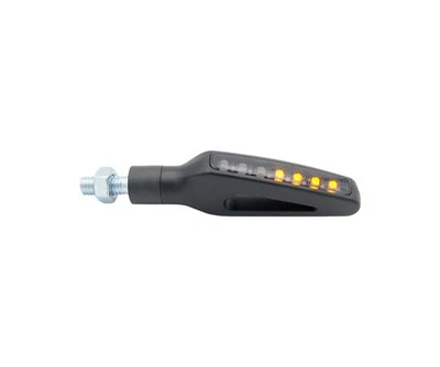 Clignotants LIGHTECH Led plastique ABS noir séquentiel - Photo 1/4
