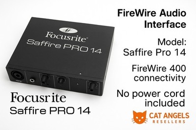 Focusrite Rackmount Audio Interface w/ 8-Ch RCA Breakout Cable