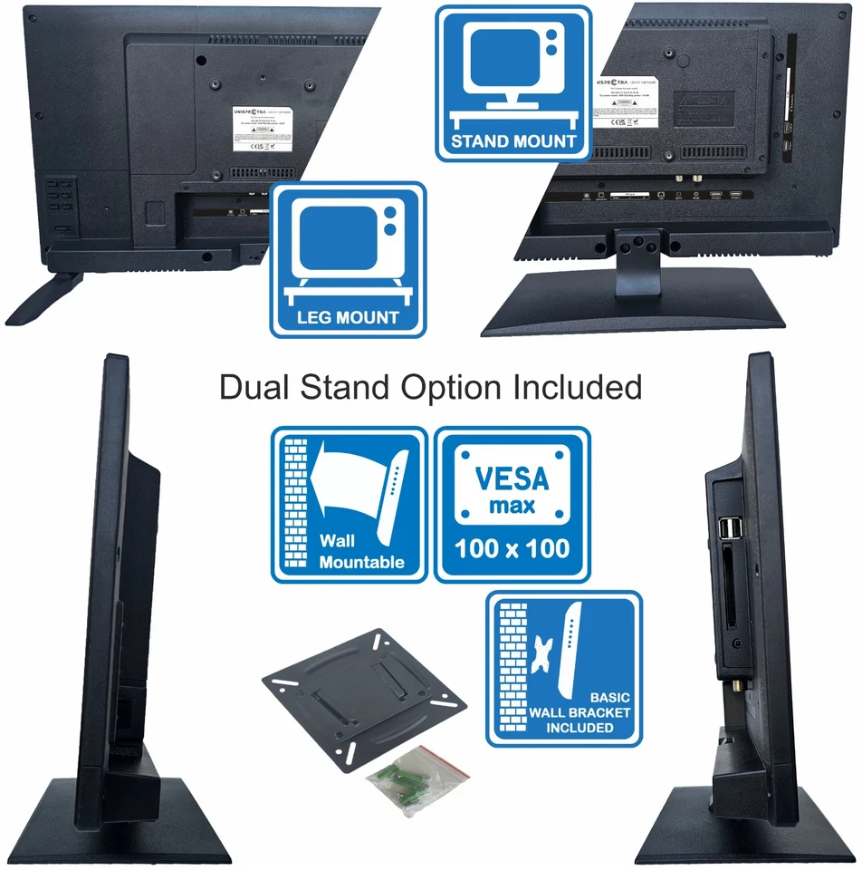 Unispectra® 19" Smart TV 12V (LG webOS) Magic Remote 240V Motorhome Truck Boat - Image 4 of 4