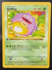 Pokémon TCG Koffing Shadowless 1st Edition Base Set Regular 51/102 MP