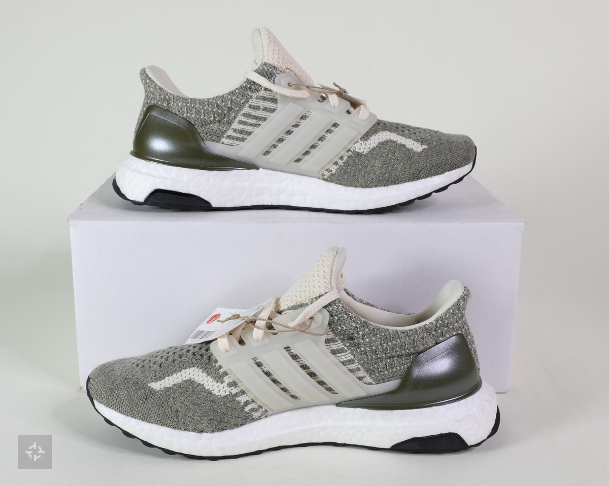 ★アディダス(W)★Ultraboost DNA LEA★WHT/BLK/Gold l Adidas Ultraboost 5.0 DNA White Focus Olive SAMPLE Shoes