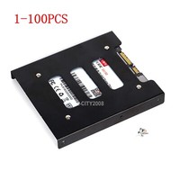 Lot 2.5" to 3.5" Bay SSD Metal Hard Drive HDD Mounting Bracket Adapter Dock Tray 2