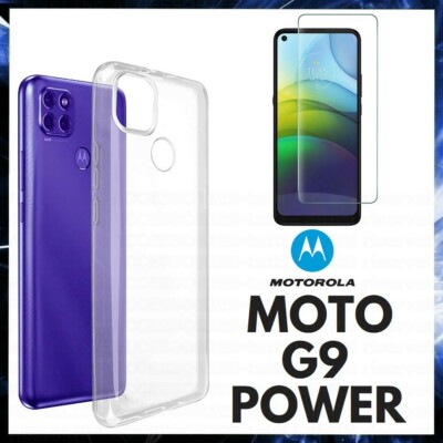 Jhxtech Custodia per Moto G9 Power, Motorola G9 Power, con