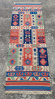 Vintage Traditional Turkish Lovely colors Wool Kilim Rug Carpet Runner 180x62 cm