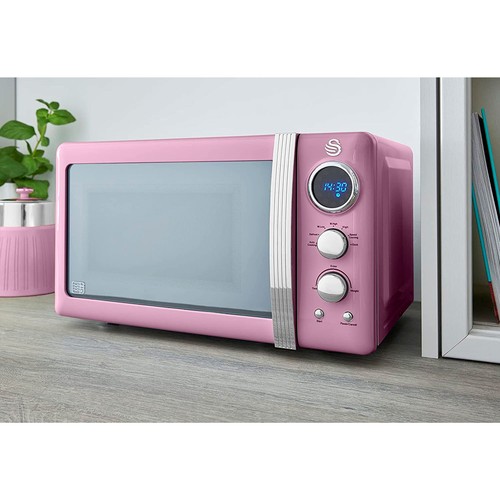 Retro Microondas Digital 20L, 5 Niveles Potencia, Descongelación, Temporizador - Imagen 3 de 9
