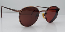 Vintage Always Value AV261 Bronze Oval Metal Sunglasses Korea FRAMES ONLY