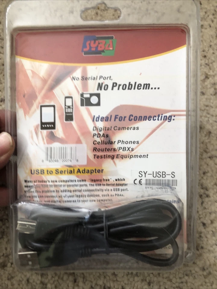 SYBA USB TO SERIAL (DB-9) Connect your legacy serial devices via USB - Image 2 of 2
