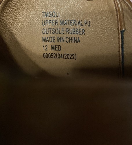 Tommy Hilfiger MEDIUM BROWN Men's Soli Lace Up Dress Oxford Shoes, US 12M New - Picture 11 of 11