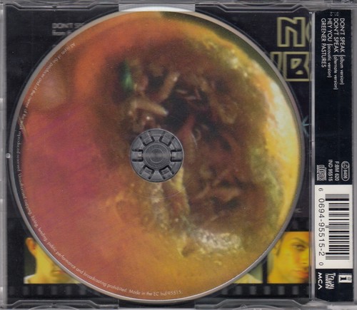 NO DOUBT Don´t Speak MCD 1996 RAR & WIE NEU 90s Hit GWEN STEFANI Independent - Picture 5 of 5