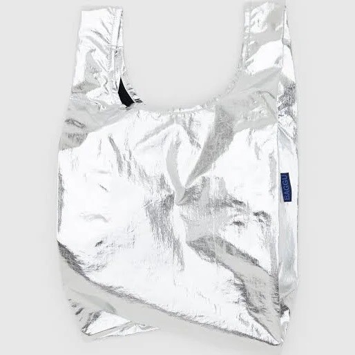 BAGGU 【新品未使用 】 benngarucat NEW! Baggu STANDARD BAG in “Pansy Blue” — Washable Recyc