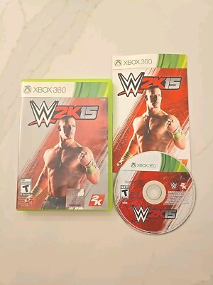 WWE 2K15  (Microsoft Xbox 360) CIB Complete With Manual Tested 