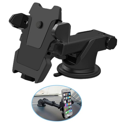 B26D Support Téléphone Voiture pour Portable 360° Rotatif Ventouse Smartphone