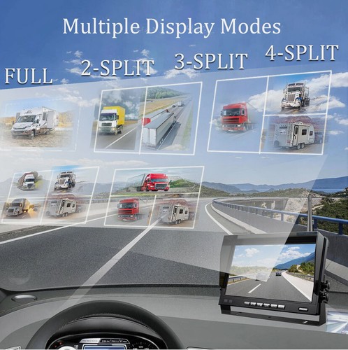 Digital Wireless Rear View Reversing Camera 7" DVR Monitor For RVs Truck Caravan - Picture 22 of 23